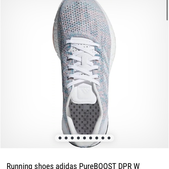 Nwt Running shoes adidas PureBOOST DPR  blue spring $170 athletic activewear - Picture 9 of 15